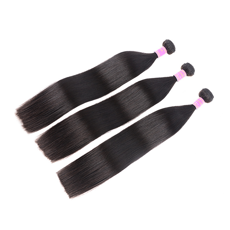 Real Human Hair Wig Hair Weft Bone Straight Bone Straight Human Hair Double Drawn