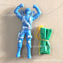 手抛降落伞 士兵降落伞 空中飞伞 迷你空降兵 儿童塑料玩具小赠品