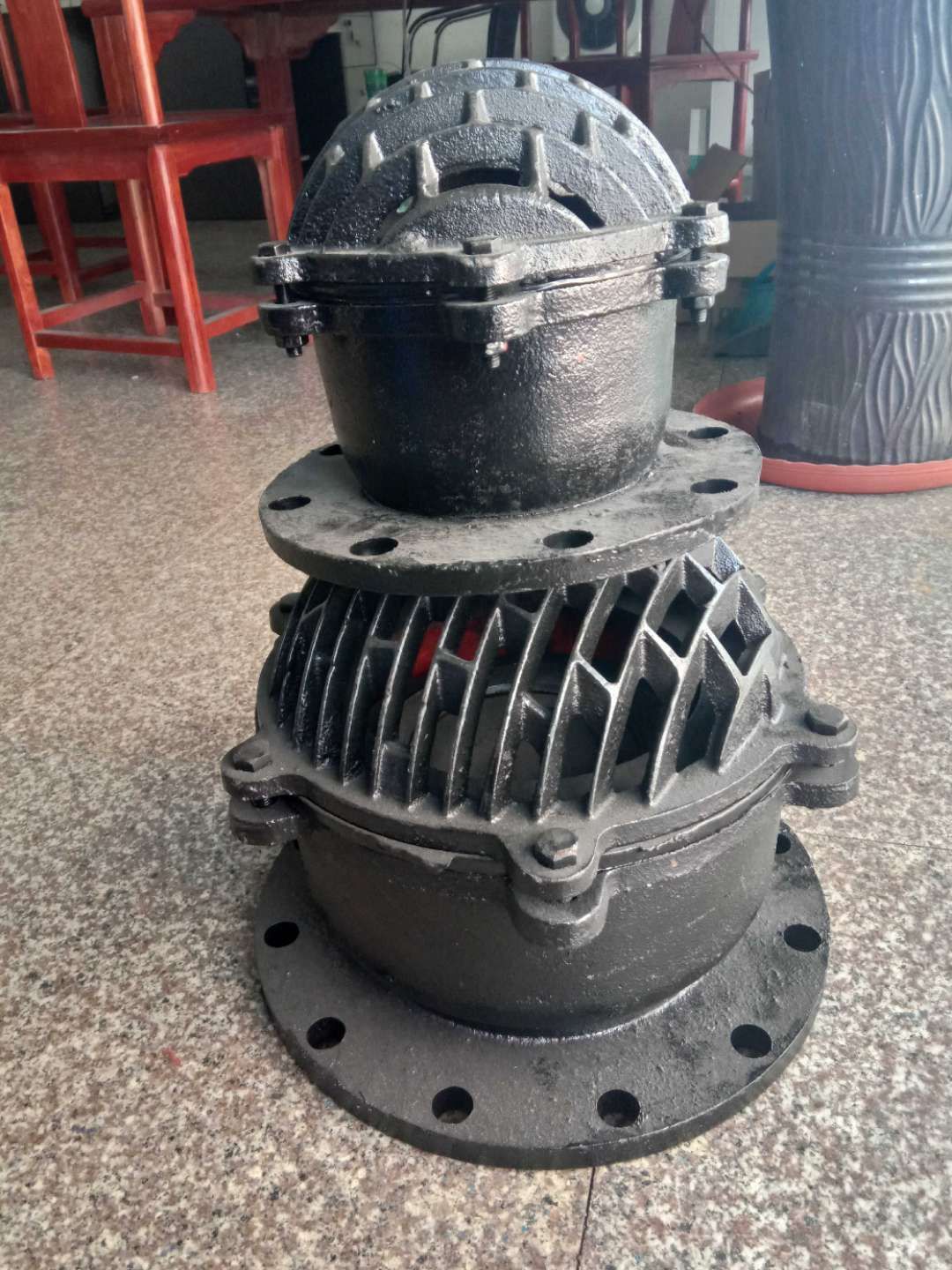 厂家销售h42x10dn400水泵吸水底阀 立式井底阀 国标球磨铸铁底阀