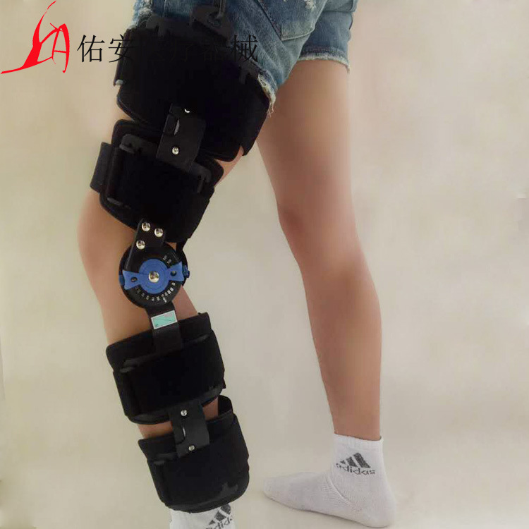 长短可调节膝关节固定支具下肢支架骨折半月板膝盖韧带损伤护具
