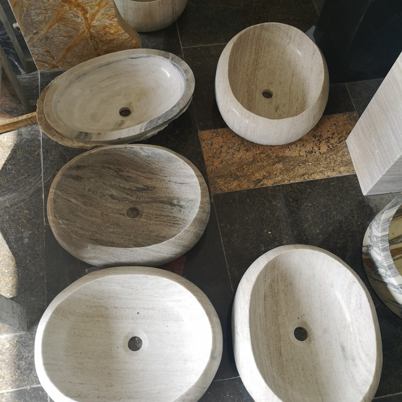 石材洗手盆 台面盆 石雕洗手盆 玉石洗手盆