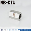 NB-KSL 不銹鋼316L雙內牙直通接頭    不銹鋼接頭