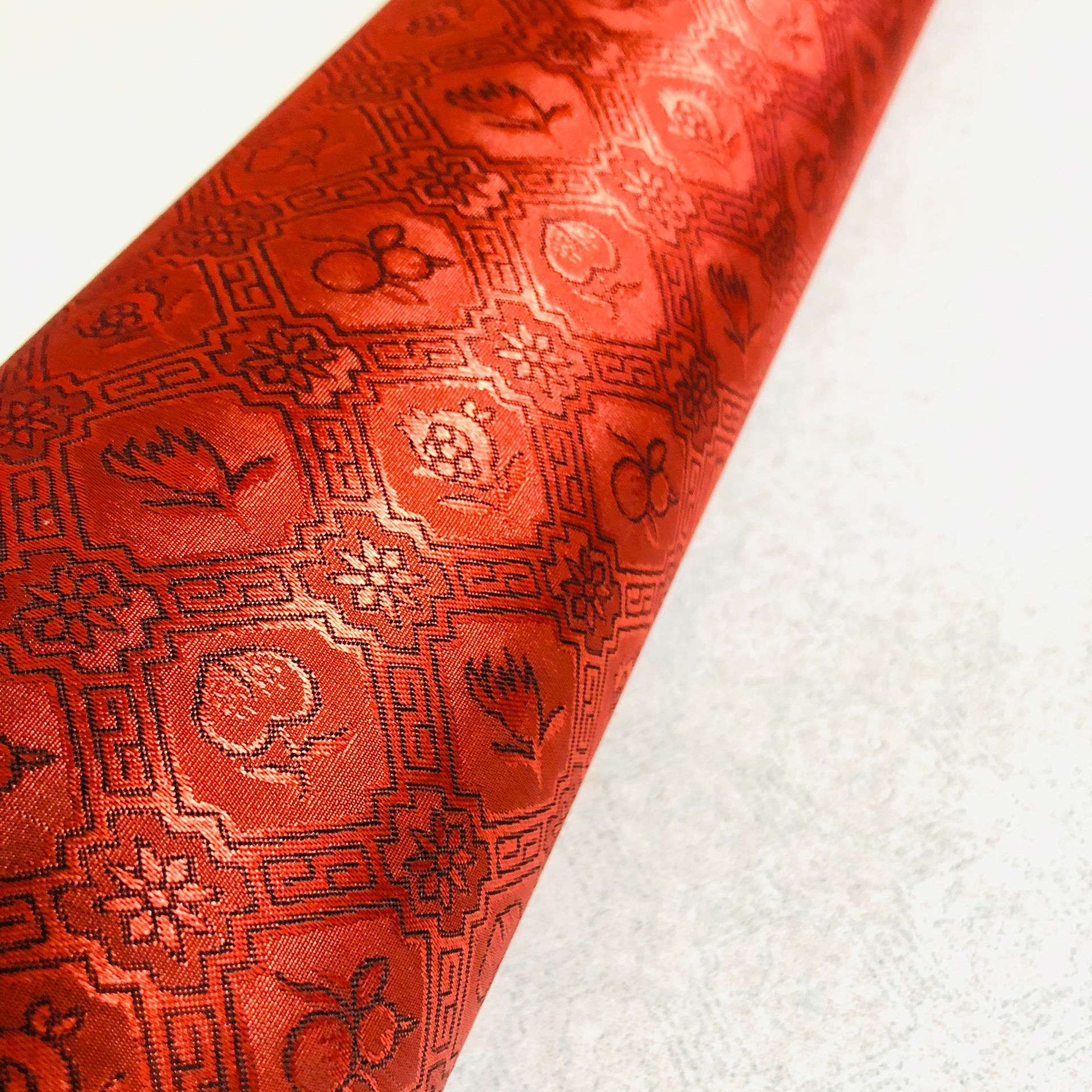 上海装饰布装帧碎花细花绢布龙纹祥云裱纸白纸书画盒包装经书封面