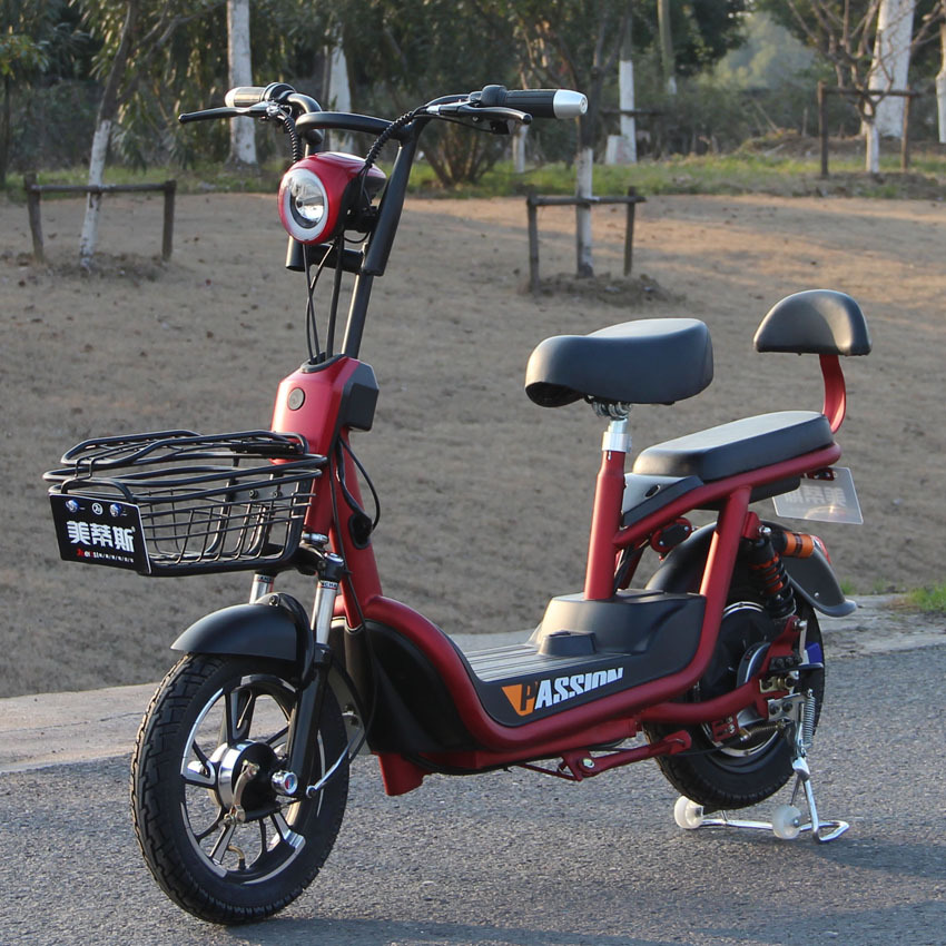 出口酷迪48v锂电池铅酸电池通用350w电动自行车电动车厂家批发