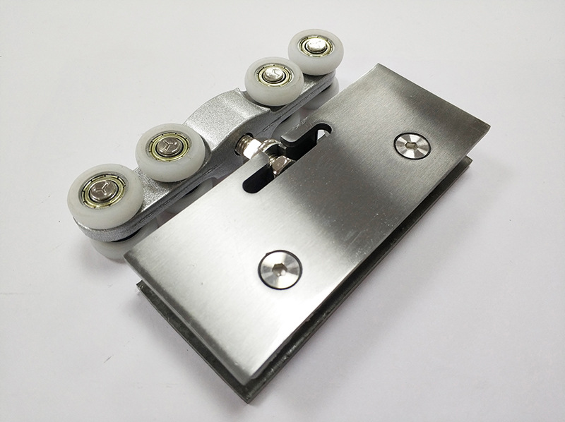 铁拉丝玻璃门8轮吊轮 趟门吊滑轮 静音吊轨滑轮 坚固耐用