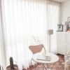 Window screening Modern simplicity finished product partition Bedroom decor Chiffon Baisha cloth Special Offer Clearance balcony white Shalian Window screening Modern simplicity finished product partition Bedroom decor Chiffon Baisha cloth Special Offer Clearance balcony white Shalian