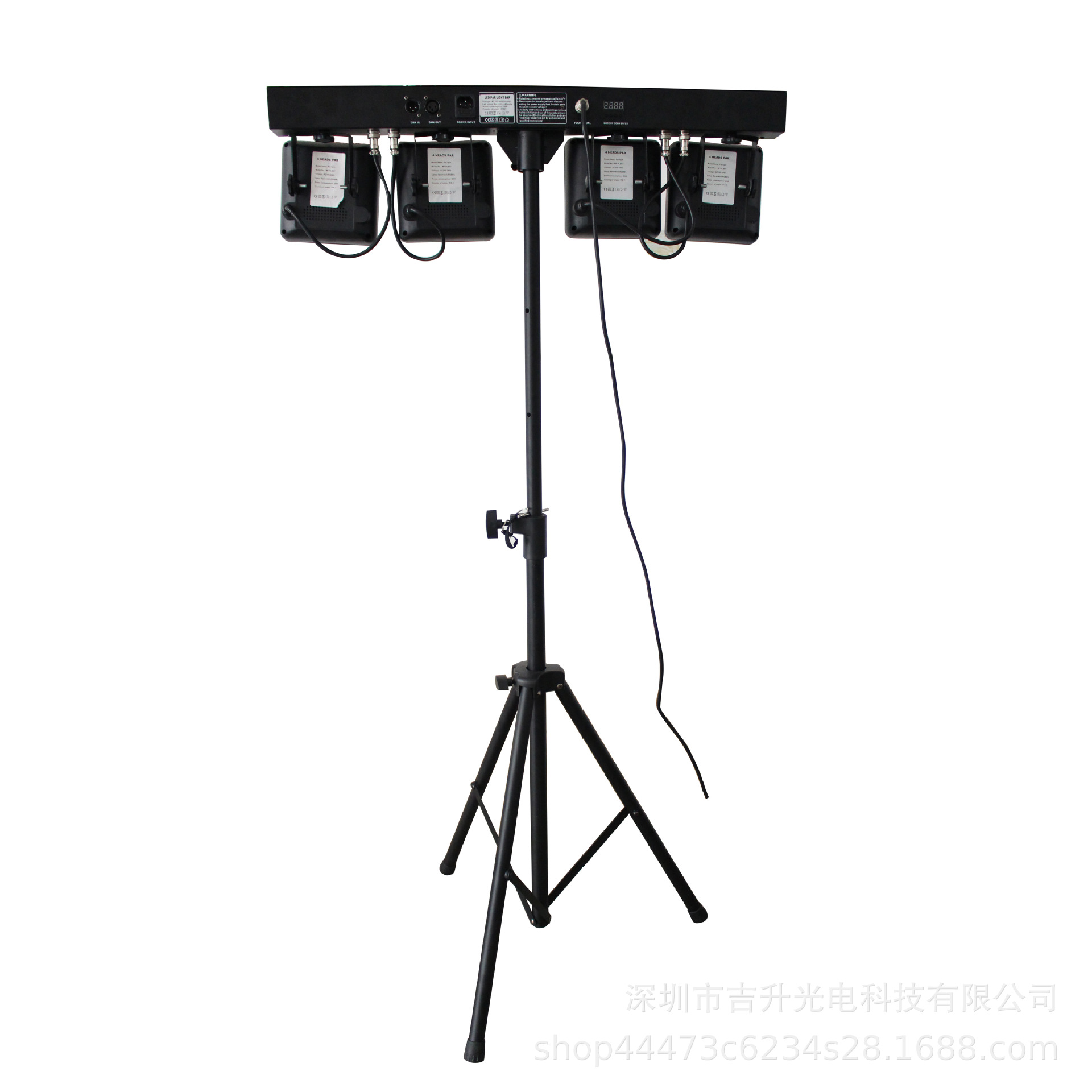 户外演出3合1舞台9颗方形帕灯双层蝴蝶灯激光图案带支架内置电池