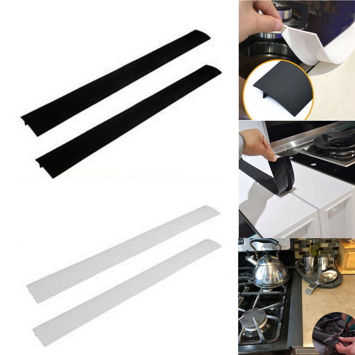 21寸和25寸硅胶煤气灶缝隙条 密封条 厨房防油防污密封嵌条