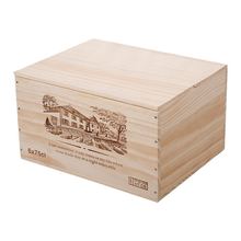 仿进口木箱六支装原瓶进口木箱六支单排进口木箱六支红酒木箱