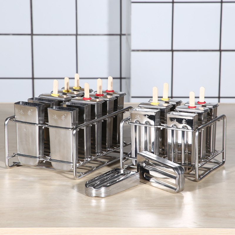 厂家直供不锈钢雪糕模具家用自制水果冰淇淋模具冰棍模具棒冰模具