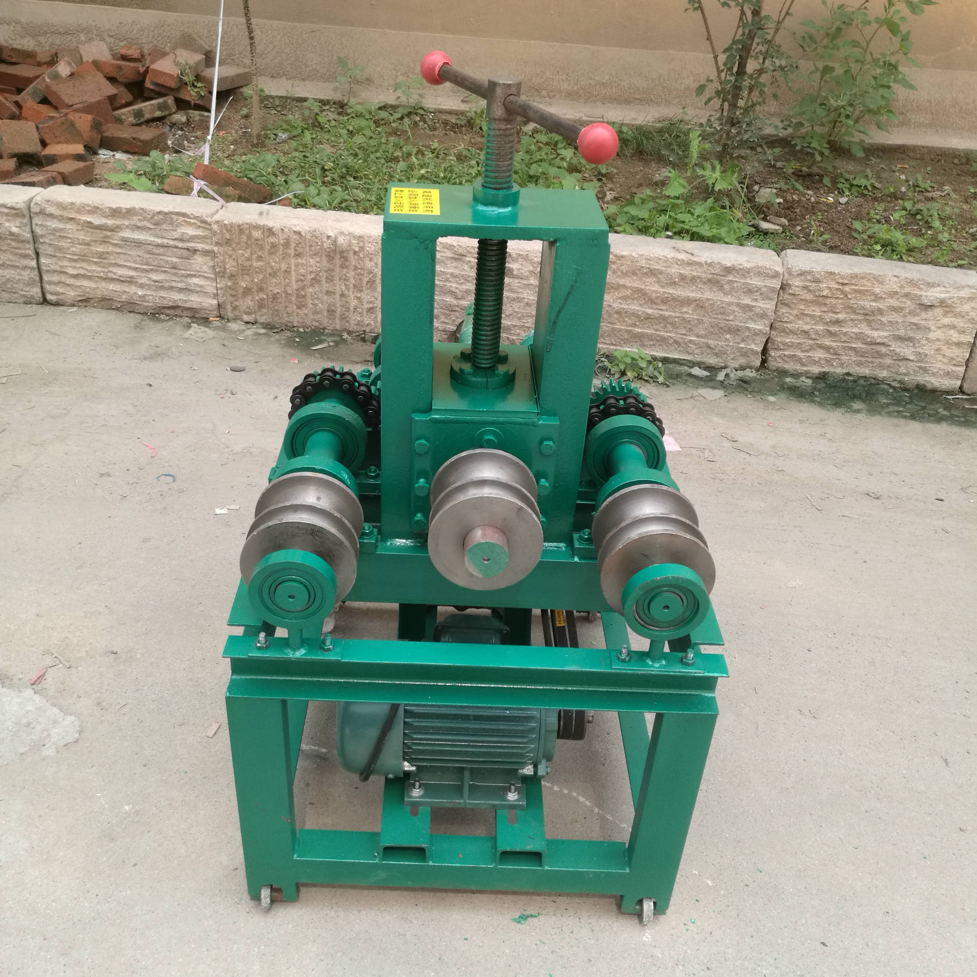 2千瓦电机小型弯管机 多功能立式弯管机包邮送模具