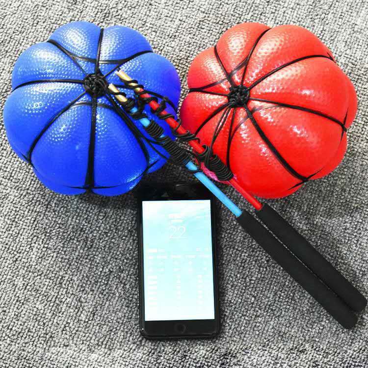 大号弹力球健身球中老年人甩甩球锻炼肩颈运动感广场