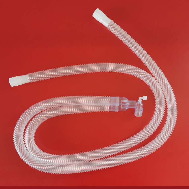 一次性麻醉呼吸机管路 可伸缩 螺纹管 回路管 厂家直销