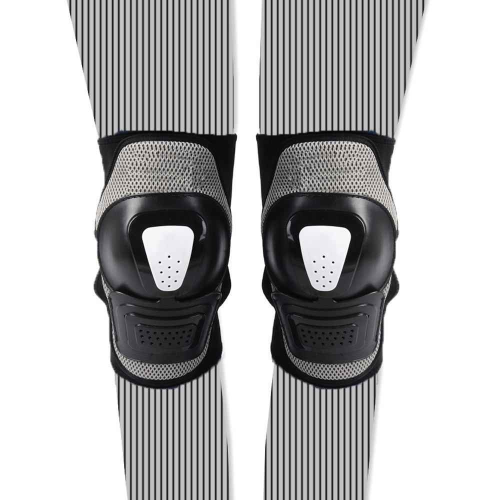 新款赛车越野摩托车护具轮滑旱冰护腿户外运动用品骑行护膝溜冰