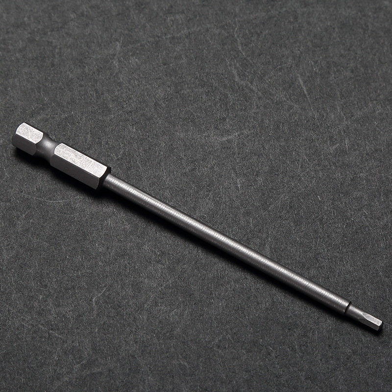 厂家销售内六角风批头65~150mm长内六角螺丝刀钻头带磁性套装