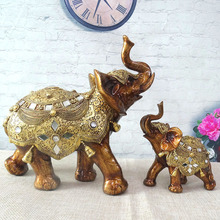 泰国大象树脂工艺品摆件客厅装饰品东南亚风水象跨境热卖大象摆件