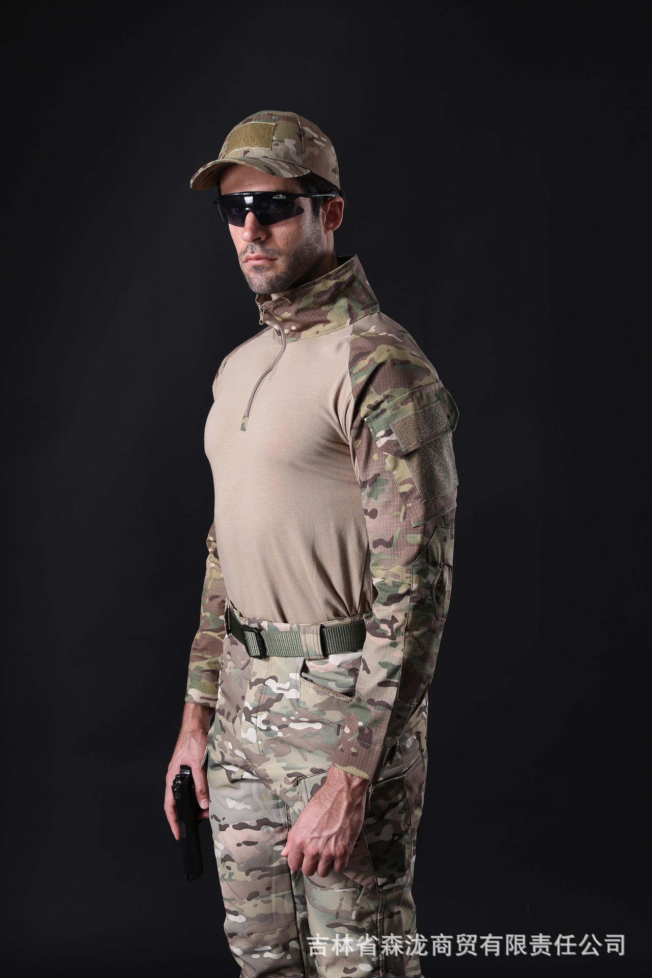 森泷-跨境 特种兵迷彩服户外蛙人服套装护具战术作训服男式军迷