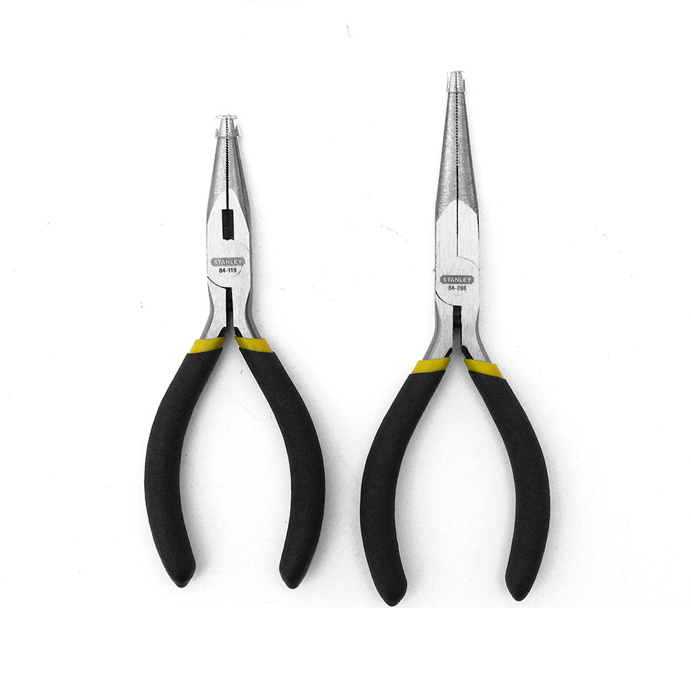 史丹利尖嘴钳小尖头迷你手工钳子diy微型电子斜嘴钳弯嘴钳顶切钳