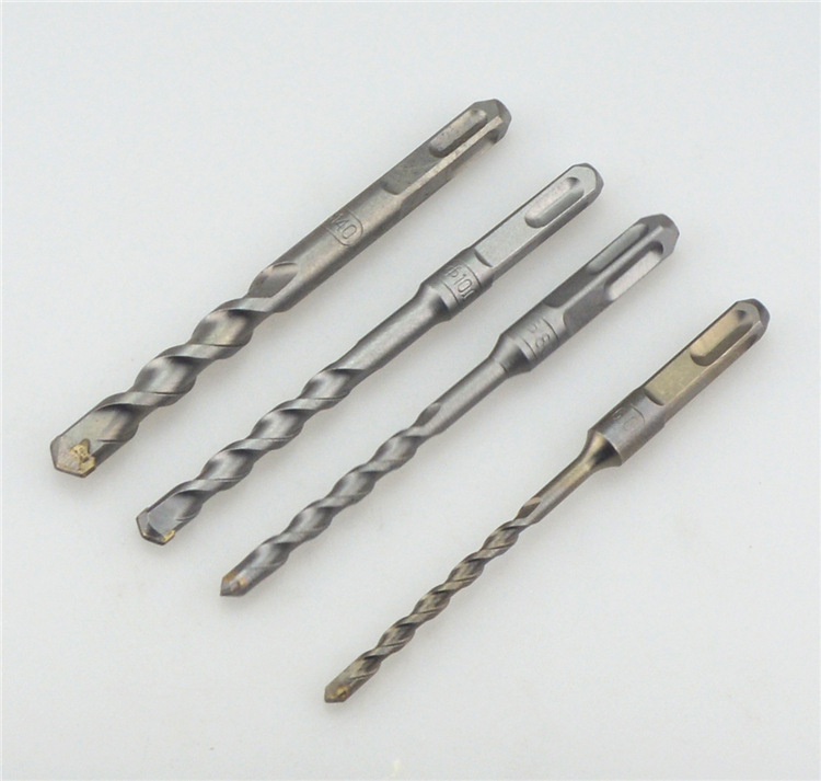 方柄四坑电锤钻头冲击钻穿墙水泥墙壁钻头混凝土建工钻头电镐钻