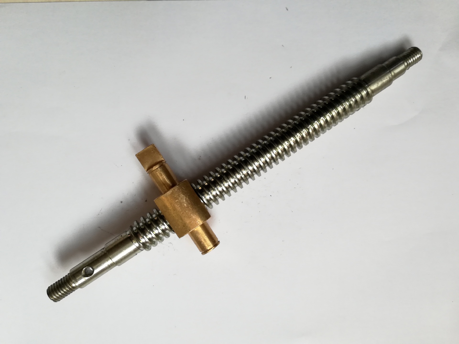 304不锈钢t型丝杠传动导程全牙通丝丝杆梯形多头反牙非标可定制