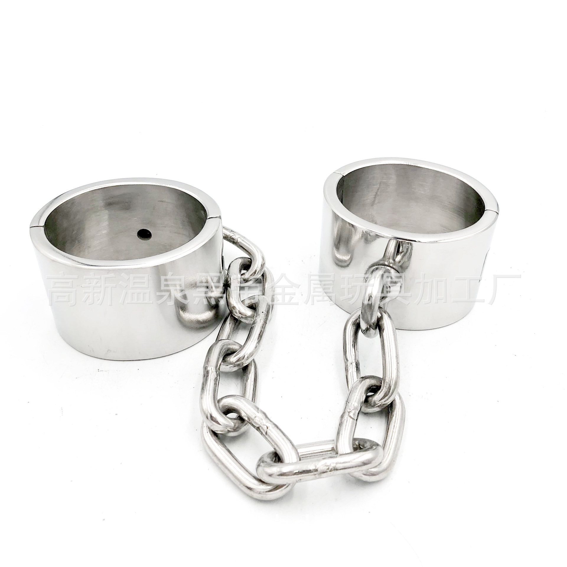 黑帝厂家直销 6cm高不锈钢精致螺丝款脚铐 成人情趣性保健品镣铐