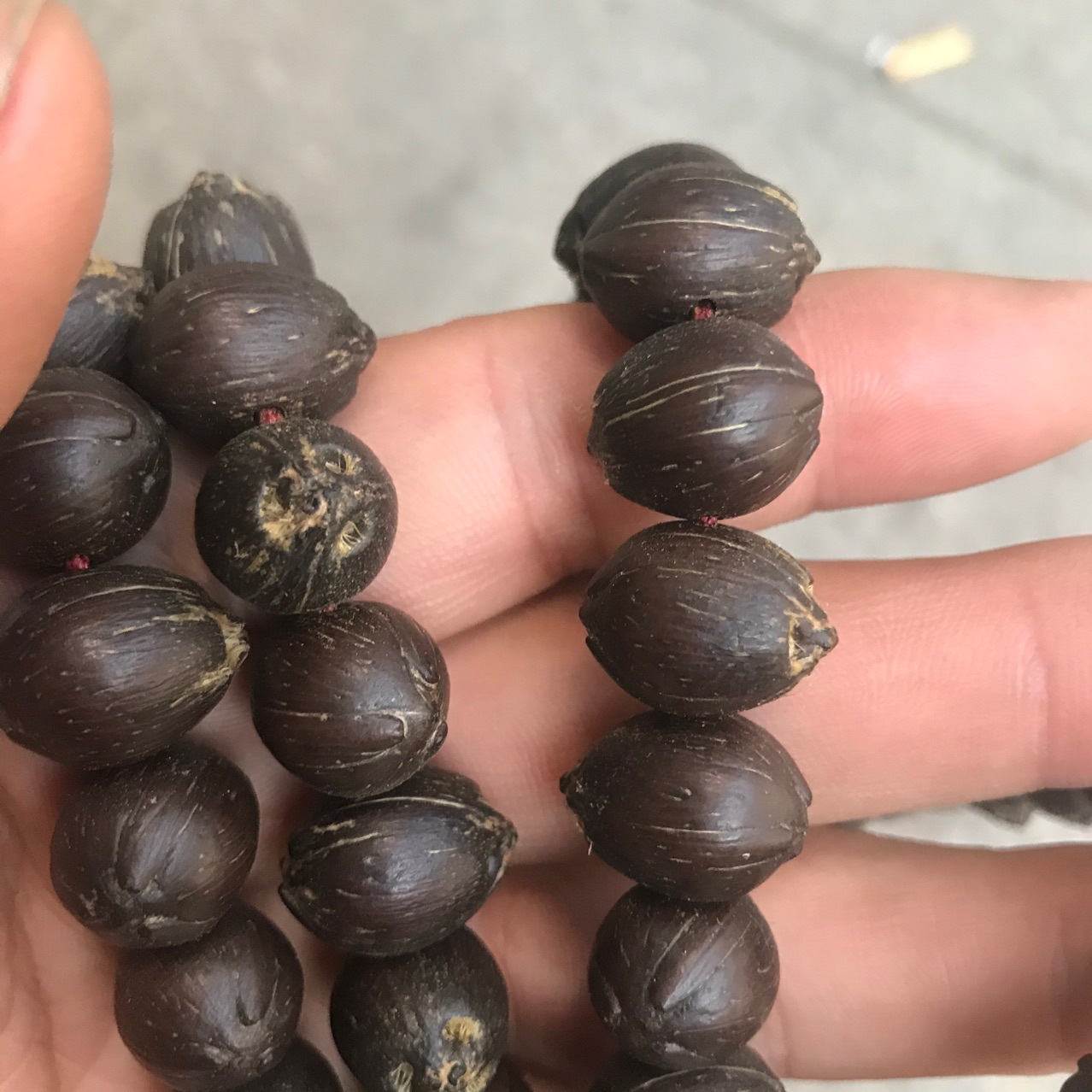 紫金招财鼠菩提子光珠手串 三眼鼠原装紫金鼠108颗佛珠手链手持