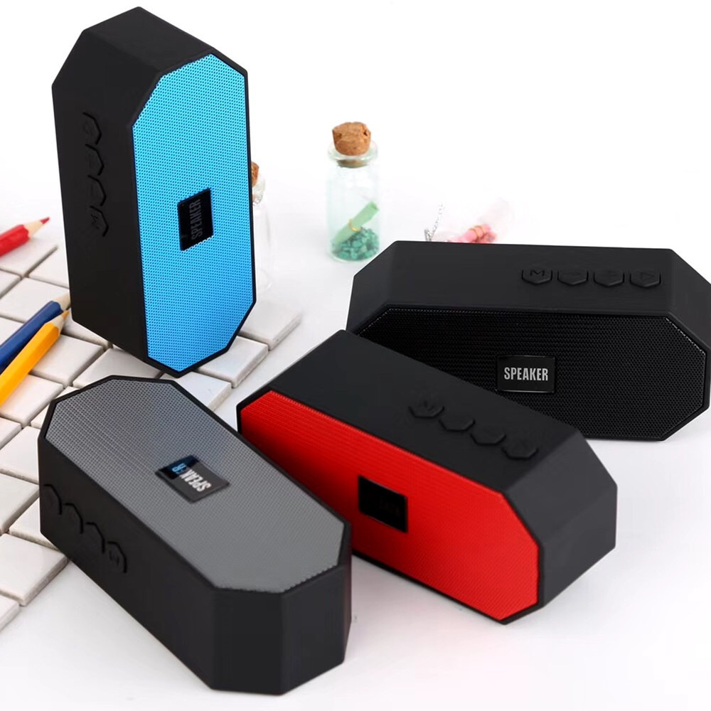 2020新款跨境a6方形蓝牙音箱无线便携插卡桌面电脑低价礼品音箱