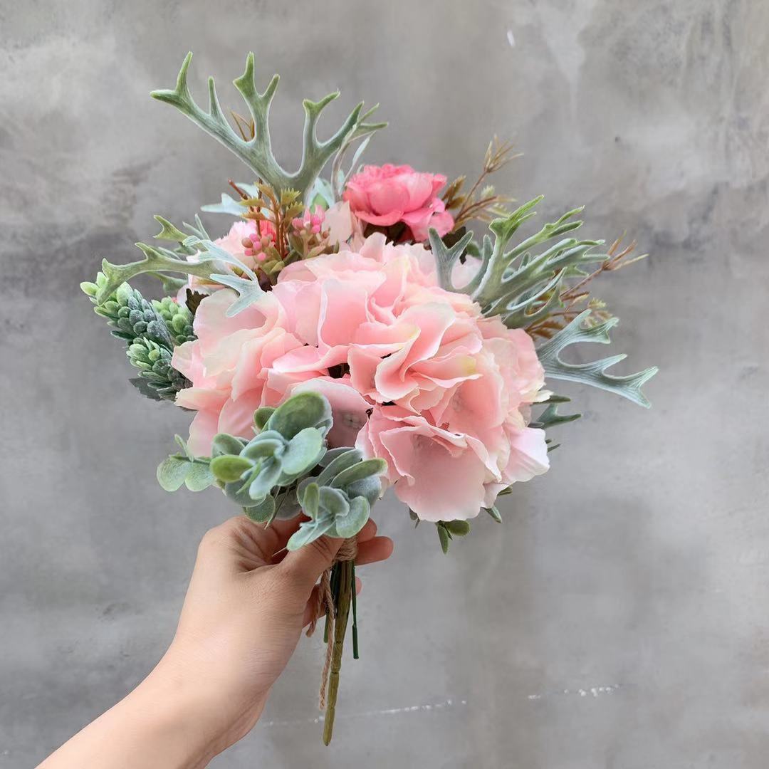 m125森系手札花束仿真花绢花假花批发欧创意摆件品跨境货源