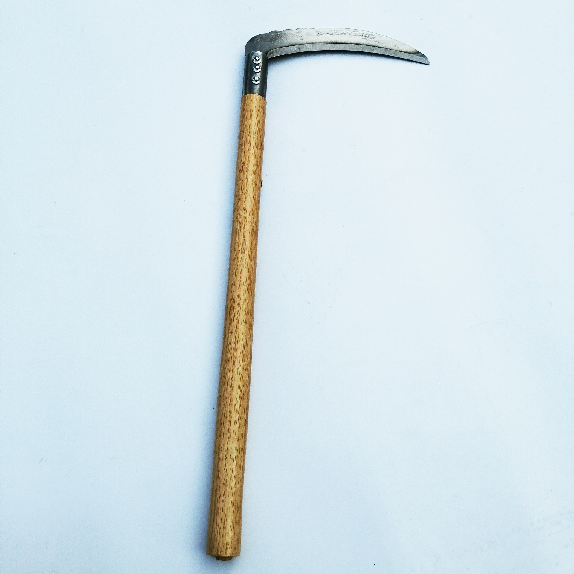 农用木纹割草刀 镰刀园林工具小镰刀 小锯镰 钢铁镰刀 锄草镰