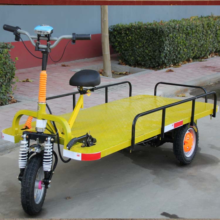 0成交0台手推电动拉货车电动平板车仓库车间农场用小型电动搬运车