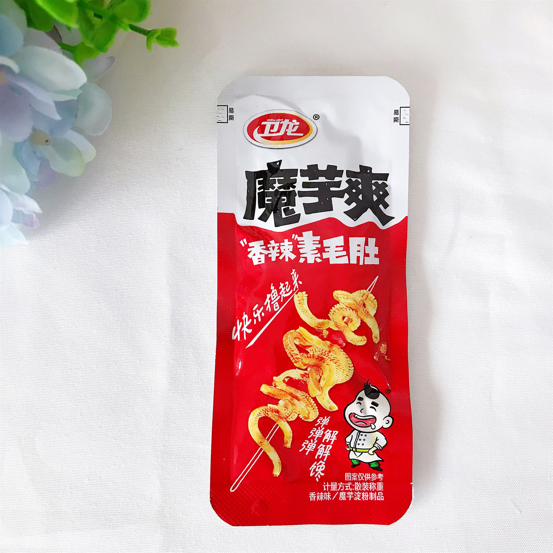 卫龙魔芋爽散装5斤10斤包邮 网红零食香辣麻辣素毛肚办公室休闲小