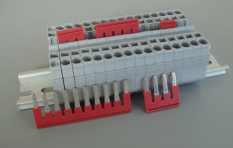 批发fbs3-6弹簧端子桥接件 st4弹簧端子短接件 连接片 短接条