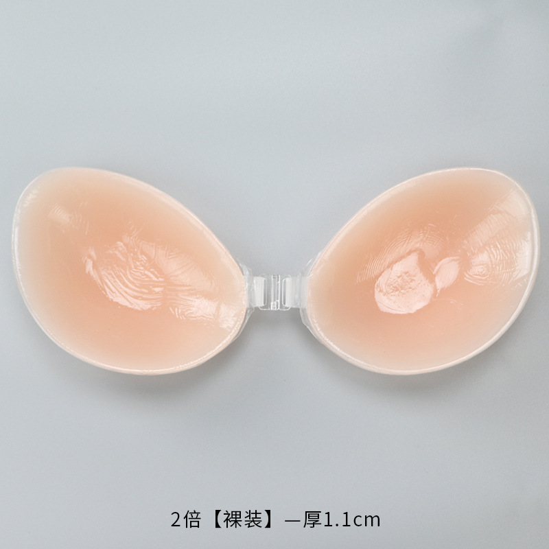 Chest Paste Summer Silicone Bra for Wedding Dress Seamless Push up Breast Pad Thickened Lifting Bra Anti-Sagging Underwear