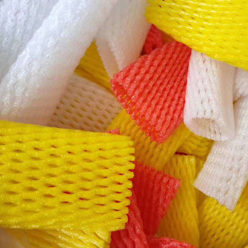 水果泡沫网套快递包装网袋 珍珠棉泡沫网套水果套 泡沫网袋定做