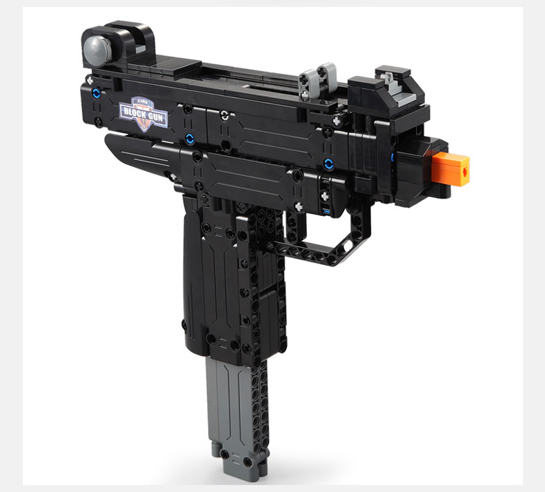 双鹰c81007积木枪模型绝地求生沙漠之鹰吃鸡男孩兼容乐高玩具拼装