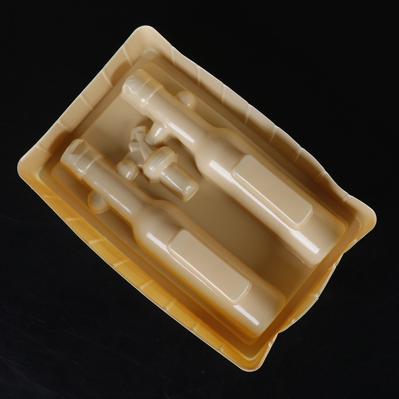 白酒内托 酒瓶内包装酒瓶吸塑托盘红酒瓶植绒内衬包装