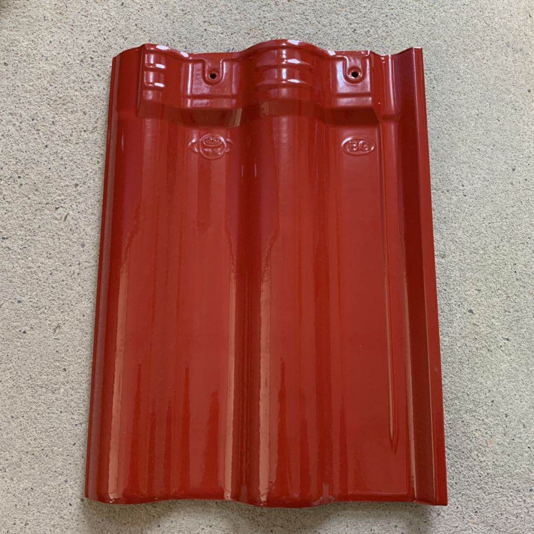 琉璃瓦厂大红瓦平瓦s型瓦屋面陶瓷瓦片