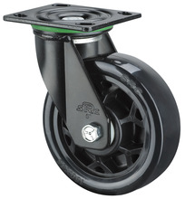 中山风火脚轮制造有限公司 向荣SRC脚轮 4 5 6 8寸黑色聚氨酯脚轮