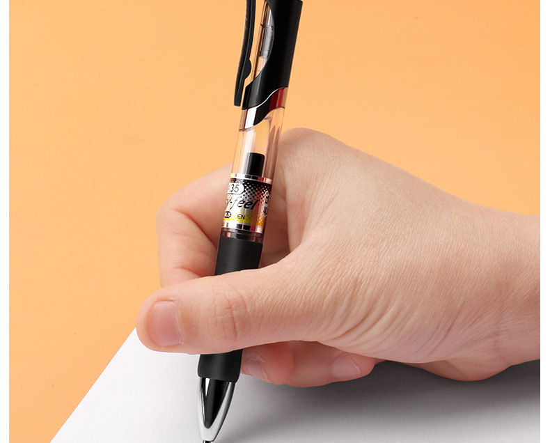 5mm碳素笔签字笔黑色水笔签字笔办公x35