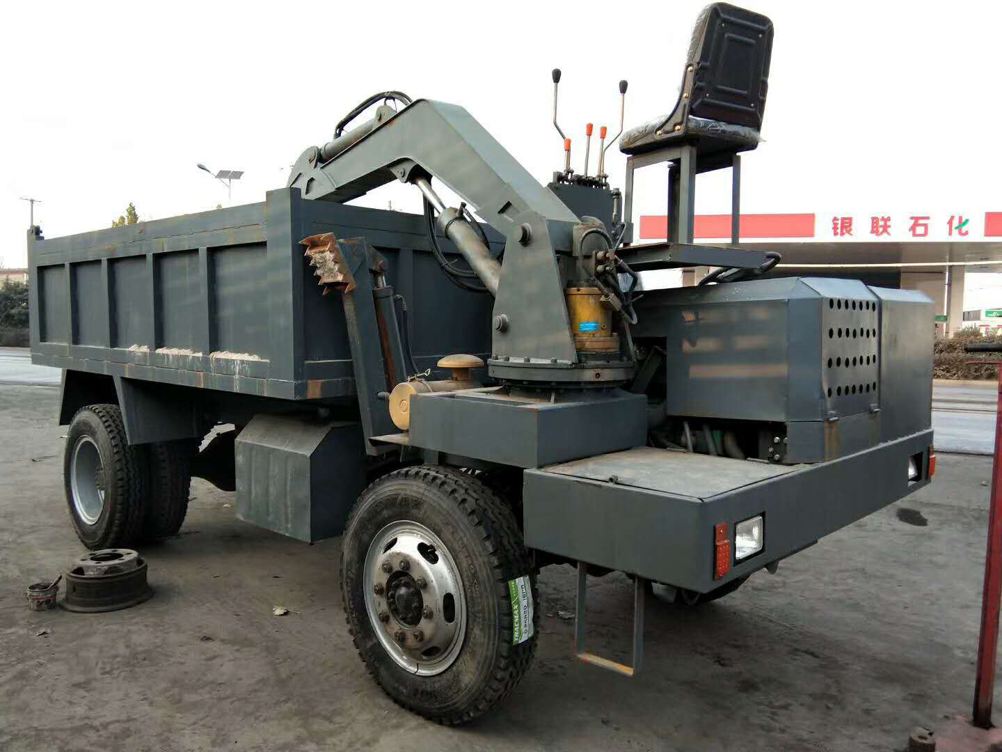 电动液压大马力翻斗车 农用四不像运输车 多功能矿山用翻斗自卸车