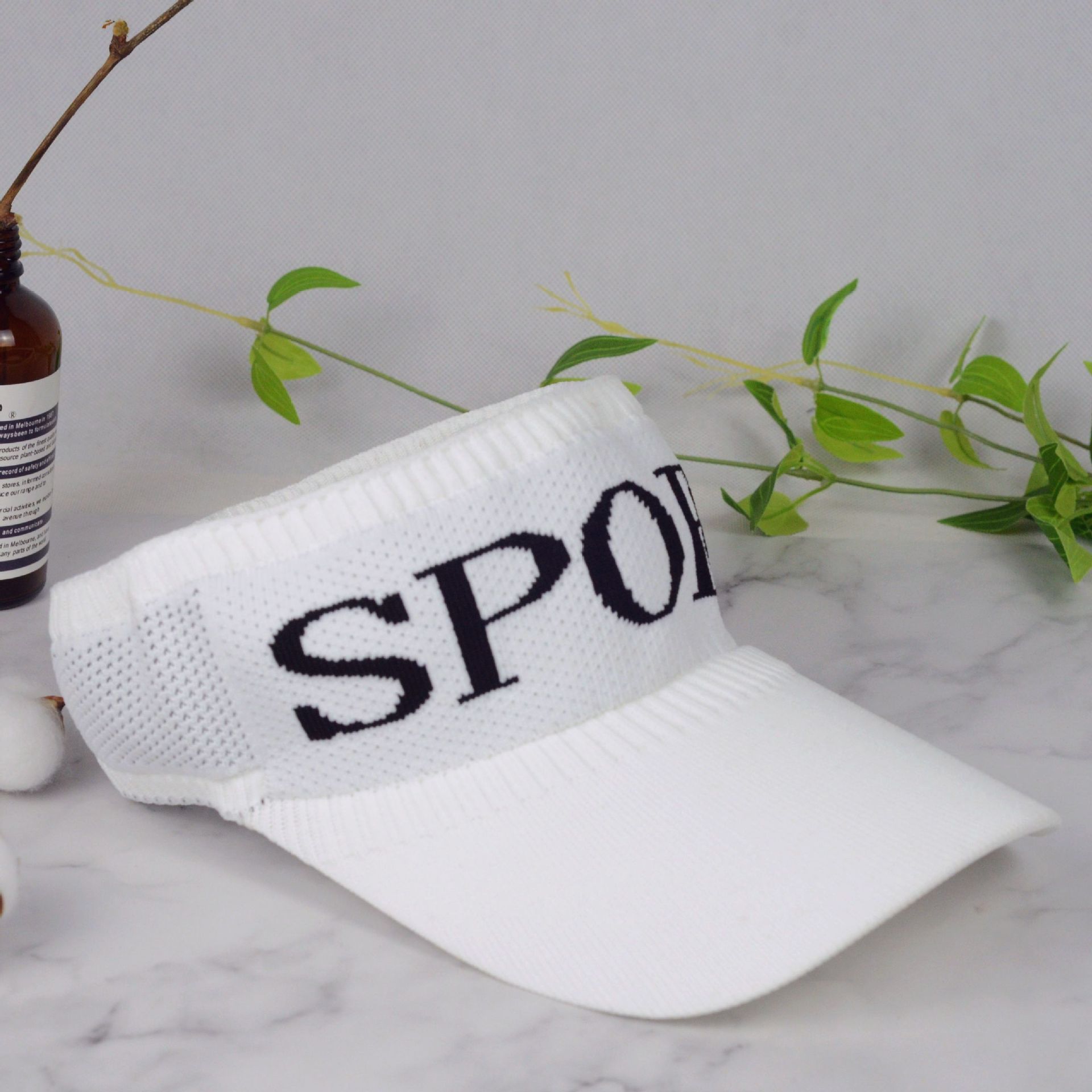 sport空顶sport帽子女夏天遮阳帽休闲鸭舌帽户外跑步运动空顶sp