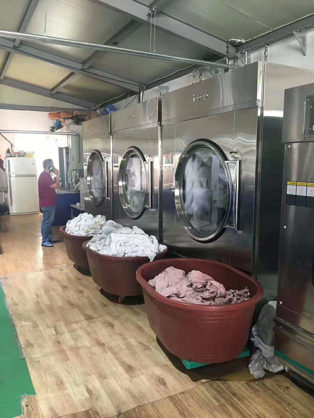 医院洗衣房专用洗涤设备100kg自动烘干机50kg工业烘干机蒸汽型