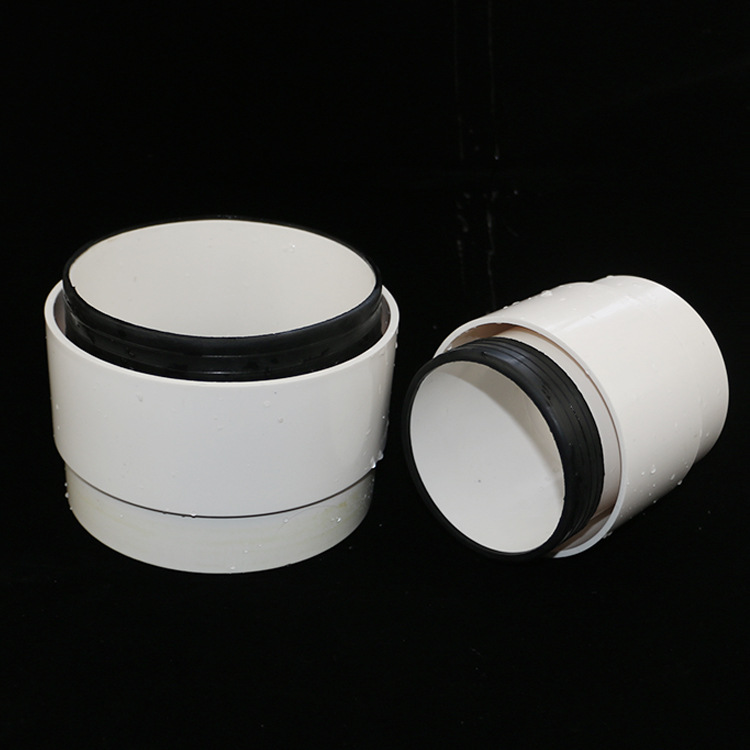 pvc管材 铸铁管转pvc快速转接头 160 110铸铁内插变径排水管配件