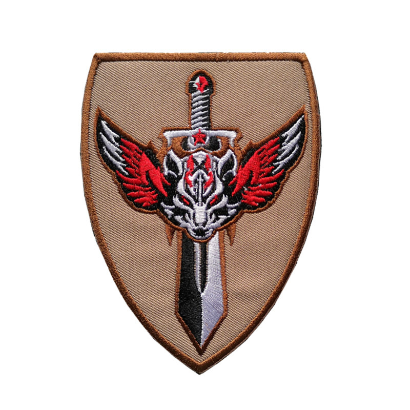 特种兵战狼臂章刺绣魔术贴布贴胸章袖章户外包贴战术士气徽章