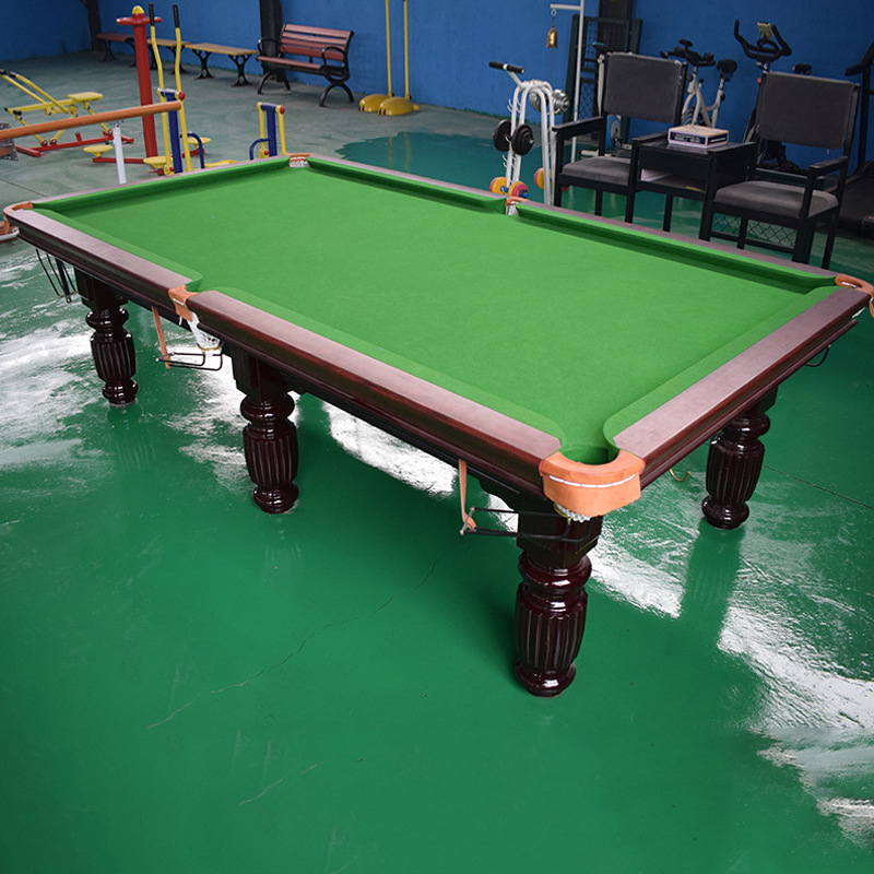 中式黑八桌球台高配台球桌标配成人家用美式落袋现货供应厂家