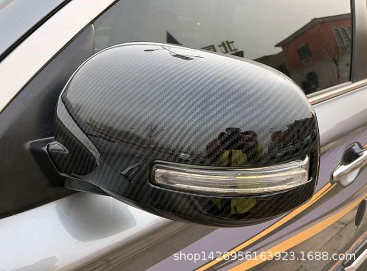 16欧蓝德后视镜反光罩改装用 适用三菱13欧蓝德倒车观后镜亮罩m