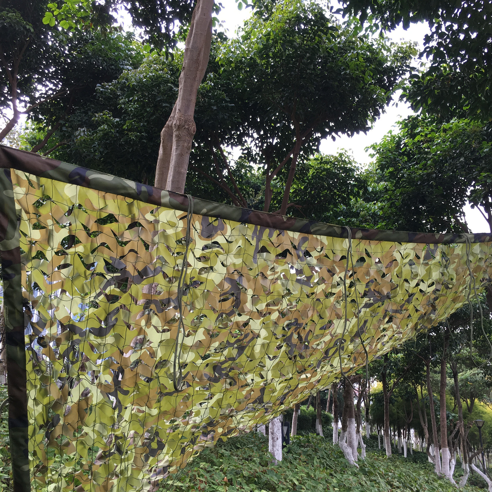 丛林迷彩伪装网迷彩网 遮阳网防晒网 防航拍阻燃户外景区装饰网