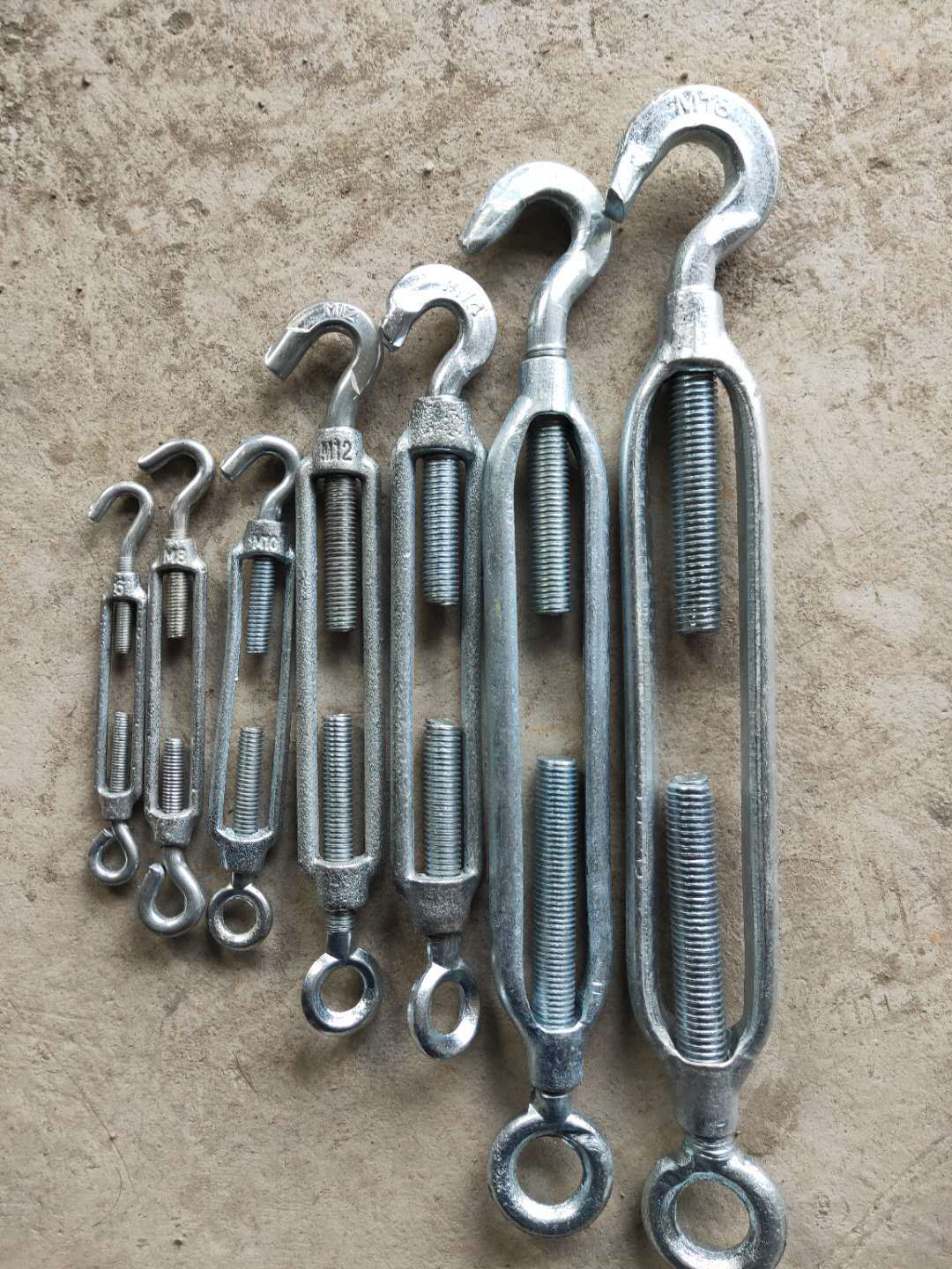 花篮螺丝m16 m18 m6 m8 m10 m12花兰螺丝 钢丝绳收紧器 开体花篮