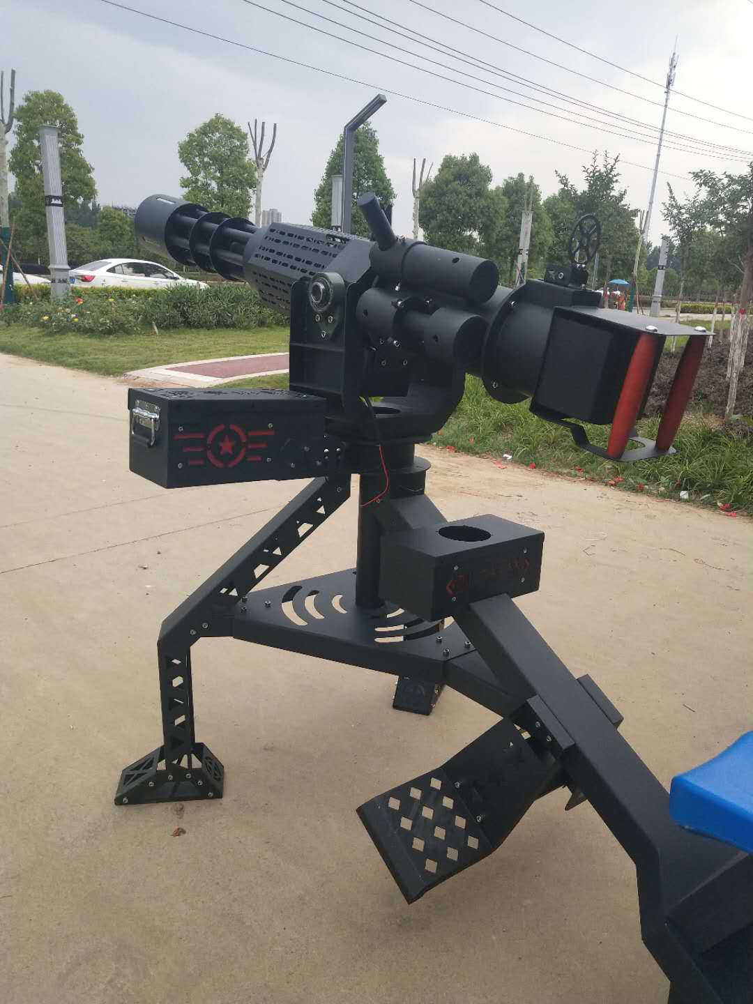 景区游乐场射击打靶俱乐部年轻人的娱乐项目游艺设备气炮枪游乐炮