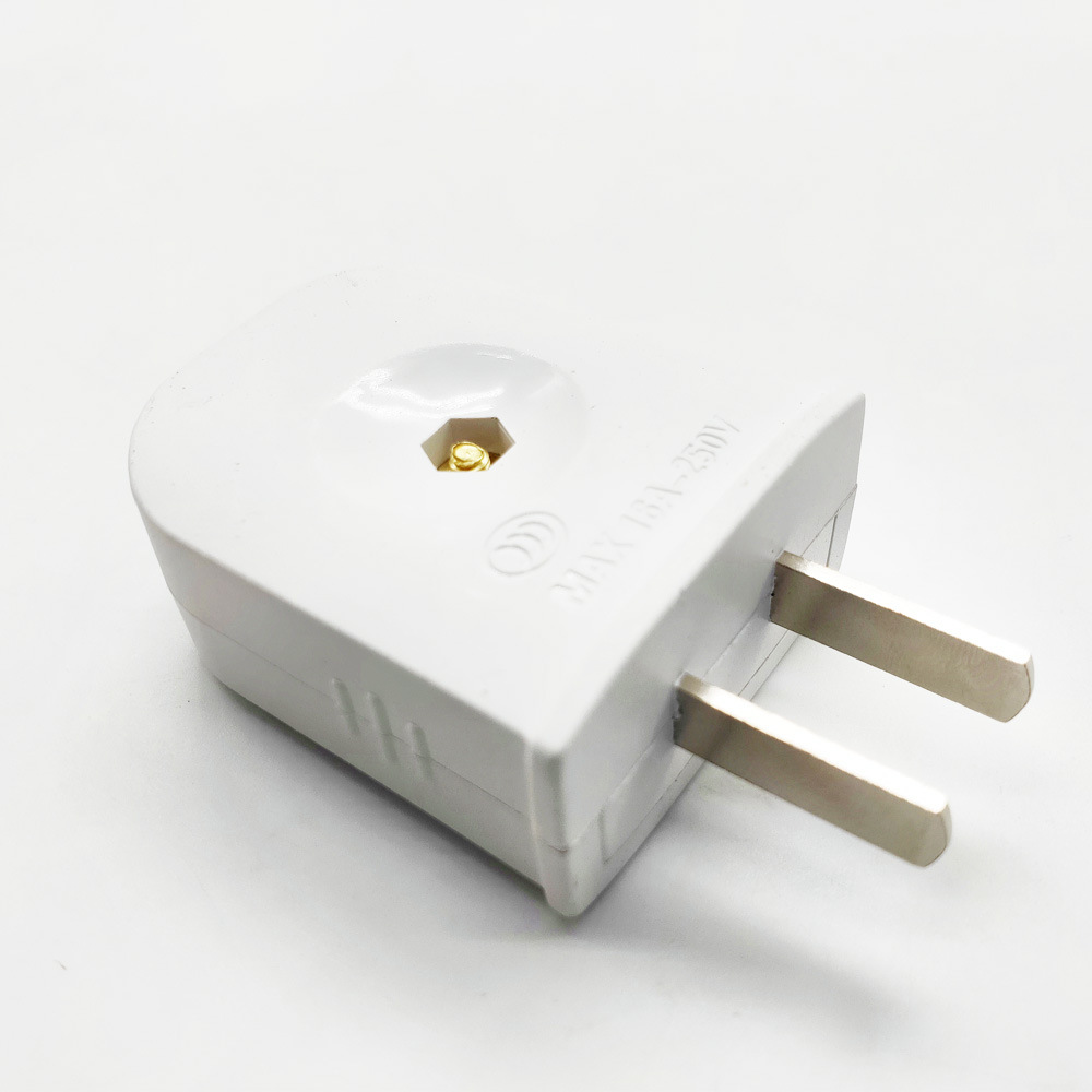 信达泰插头 纯铜电源二插头 大功率二脚扁插头电源线10a两极插只